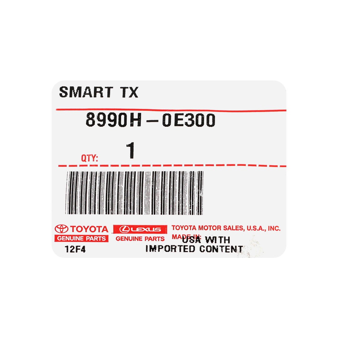 مفتاح ريموت ذكي أصلي لسيارة لكزس RX 2022 مزود بـ 3 أزرار و1 تردد 314.35/312.11 ميجا هرتز 8990H-0E300