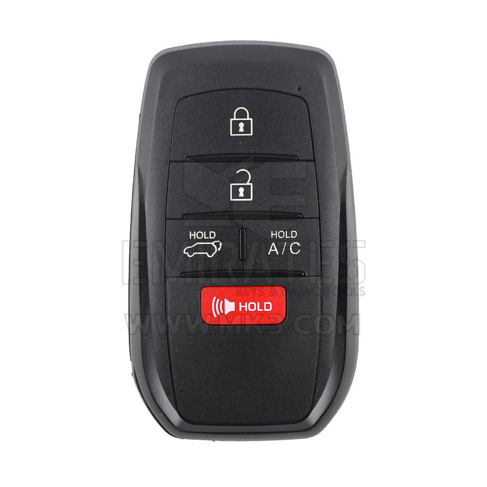 مفتاح ريموت ذكي لسيارة تويوتا راف 4 2021 بـ 4 أزرار و1 تردد 312.11/314.35 ميجا هرتز 8990H-42380 / 8990H-42381 / 8990H-42A50