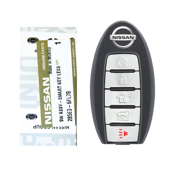 نيسان روج 2017-2018 حقيقي ذكي مفتاح بعيد 5 أزرار 433 ميجا هرتز 285E3-6FL7B / 285E3-6FL7A