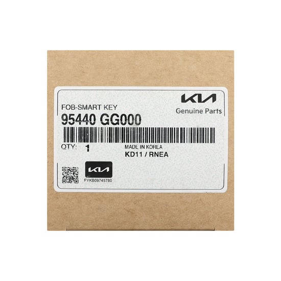 مفتاح ريموت ذكي أصلي لسيارة كيا K4 موديل 2025، 4 أزرار + 1، تردد 433 ميجاهرتز، 95440-GG000