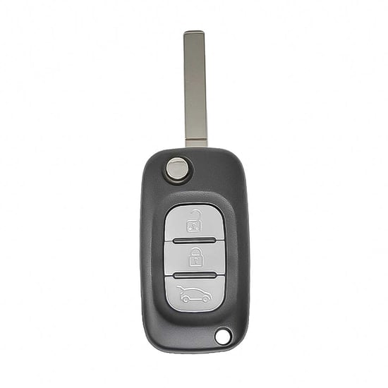 Ren Symbol Trafic Flip Remote key 3 زر 433 ميجا هرتز AES PCF7961M باقة FCC ID: CWTWB1G767