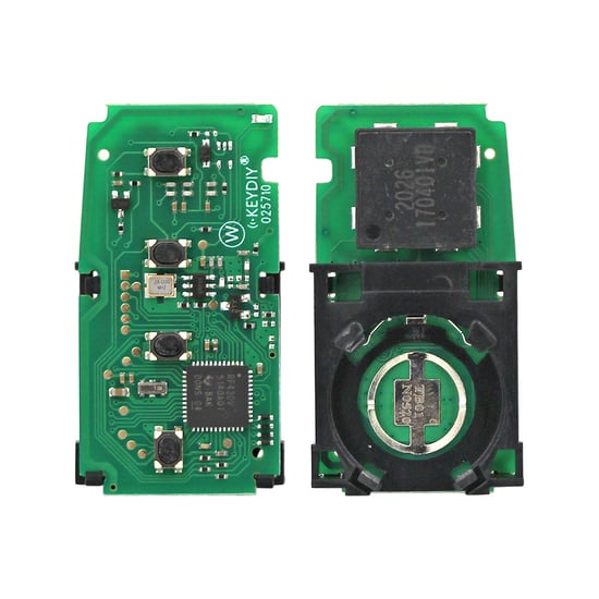 مفتاح تحكم عن بُعد ذكي عالمي من KeyDiy KD TB01-3 لسيارة تويوتا لكزس بثلاثة أزرار مع جهاز إرسال واستقبال 8 أمبير