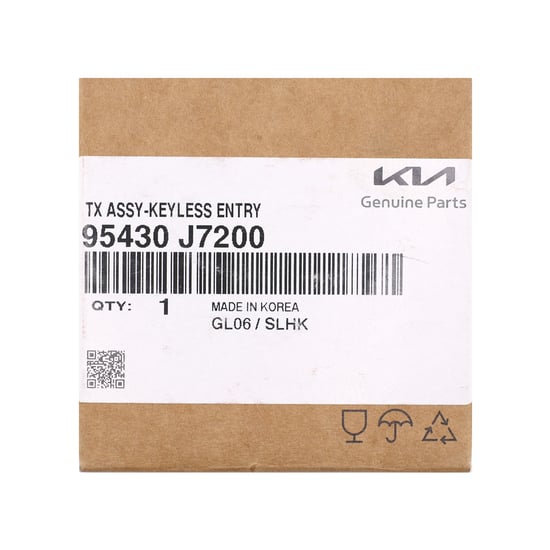 مفتاح ريموت أصلي لسيارة كيا سيد 2022، 3 أزرار، 433 ميجاهرتز، 95430-J7200