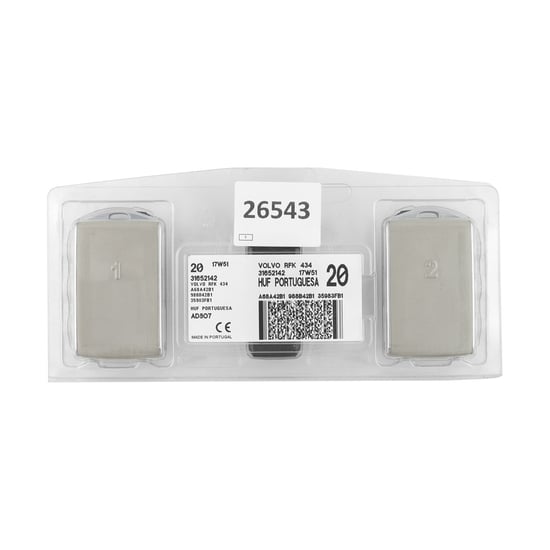 مفتاح فولفو الذكي الأصلي عن بُعد بأربعة أزرار بتردد 434 ميجاهرتز، رقم 31652142