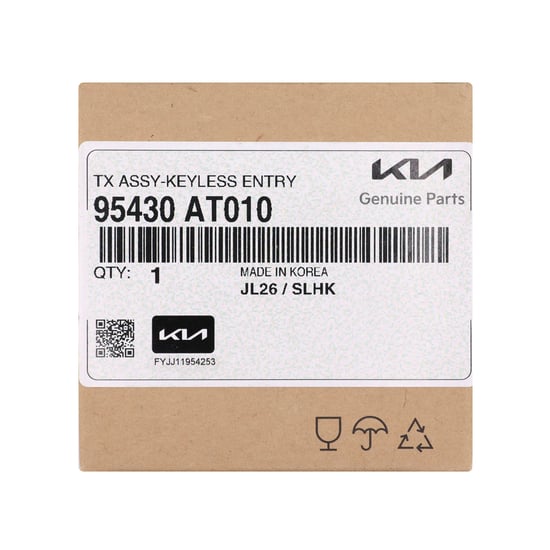 مفتاح ريموت أصلي قابل للطي لسيارة كيا نيرو 2024، 2+1 زر، 433 ميجاهرتز، 95430-AT010