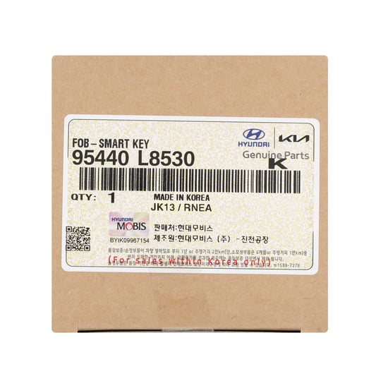 مفتاح ريموت ذكي أصلي لسيارة كيا K8 موديل 2024، 4 أزرار + 1، تردد 433 ميجاهرتز، 95440-L8530