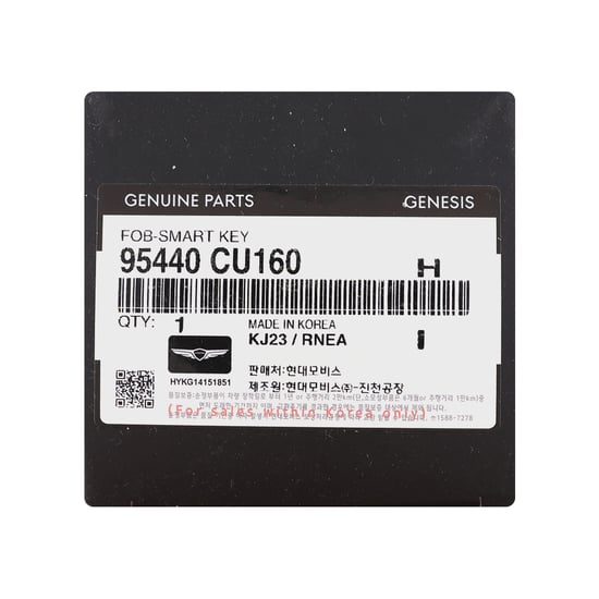 جينيسيس GV60 2026 مفتاح ذكي أصلي عن بُعد 7+1 أزرار 433 ميجاهرتز 95440-CU160