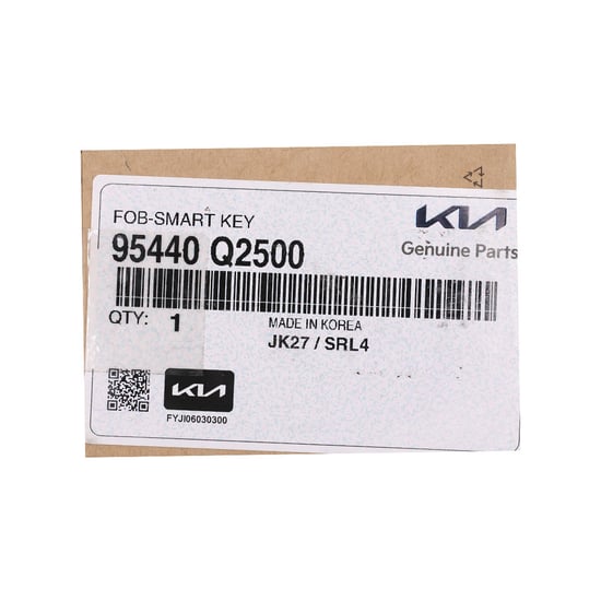 مفتاح ريموت ذكي أصلي لسيارة كيا سبورتاج 2024، 3 أزرار، 433 ميجاهرتز، 95440-Q2500