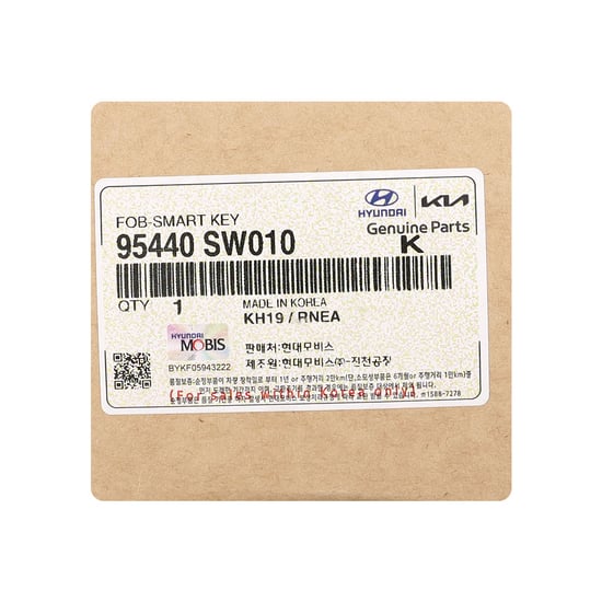 مفتاح ريموت ذكي أصلي لسيارة كيا PV5 موديل 2026، 3 أزرار + زر واحد، تردد 433 ميجاهرتز، 95440-SW010