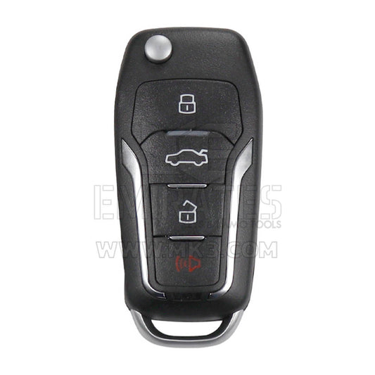 Xhorse VVDI Key Tool VVDI2 Flip Remote Key 3+1 أزرار Ford Style XEFO01EN