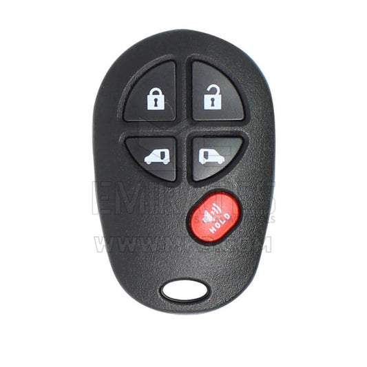 Xhorse VVDI Key Tool VVDI2 سلك مفتاح بعيد 5 أزرار Toyota Style XKTO08EN