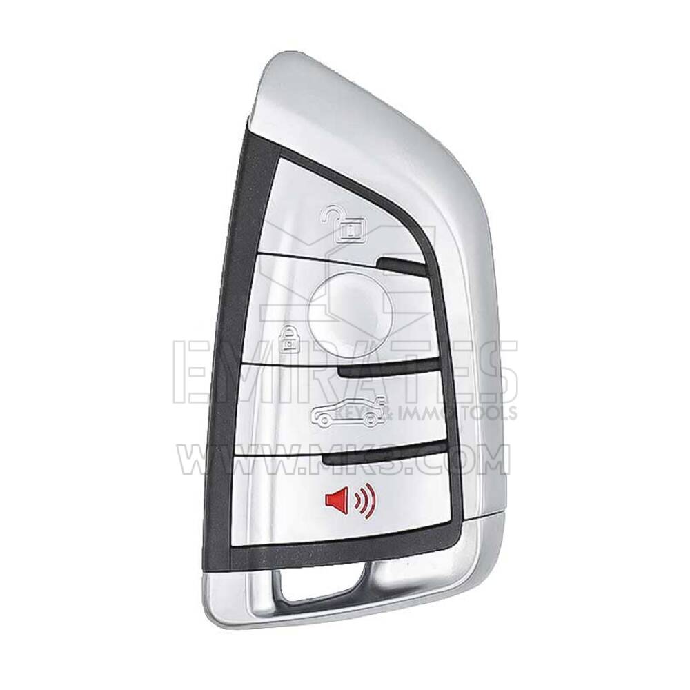 مفتاح تحكم عن بعد ذكي من نوع BMW CAS4 معدل بأربعة أزرار، تردد 433 ميجاهرتز، PCF7945P، ترانسفون