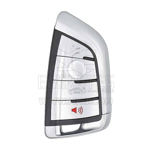 مفتاح تحكم عن بعد ذكي من نوع BMW CAS4 معدل بأربعة أزرار، تردد 433 ميجاهرتز، PCF7945P، ترانسفون