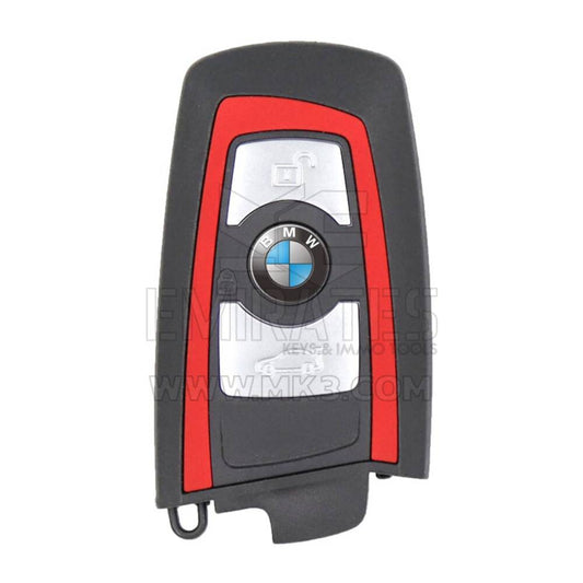 مفتاح ريموت BMW FEM الذكي الأصلي 3 أزرار تردد 434.63 ميجا هرتز لون أحمر