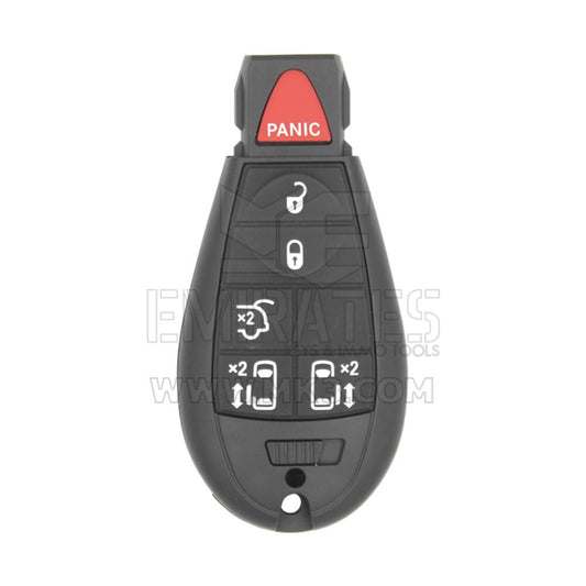 مفتاح ريموت كرايسلر جيب دودج فوبيك 5 + 1 زر مع صندوق السيارة SUV 433 ميجا هرتز FCC ID: ‎M3N5WY783X, IYZ-C01C