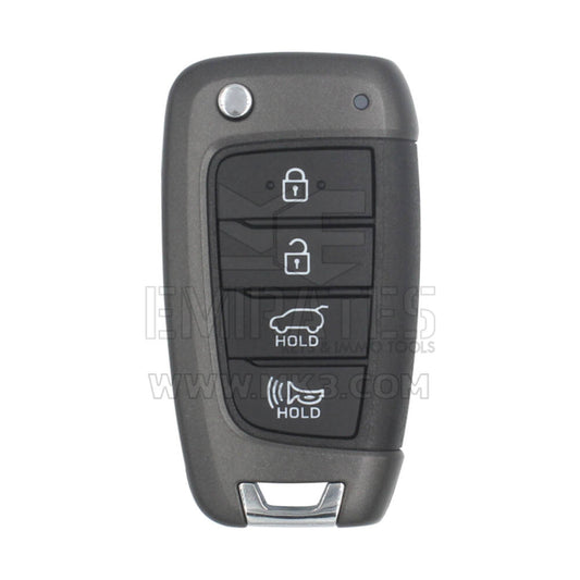 مفتاح ريموت أصلي لسيارة هيونداي سانتا في موديل 2019، 4 أزرار، 433 ميجاهرتز، 95430-S2100