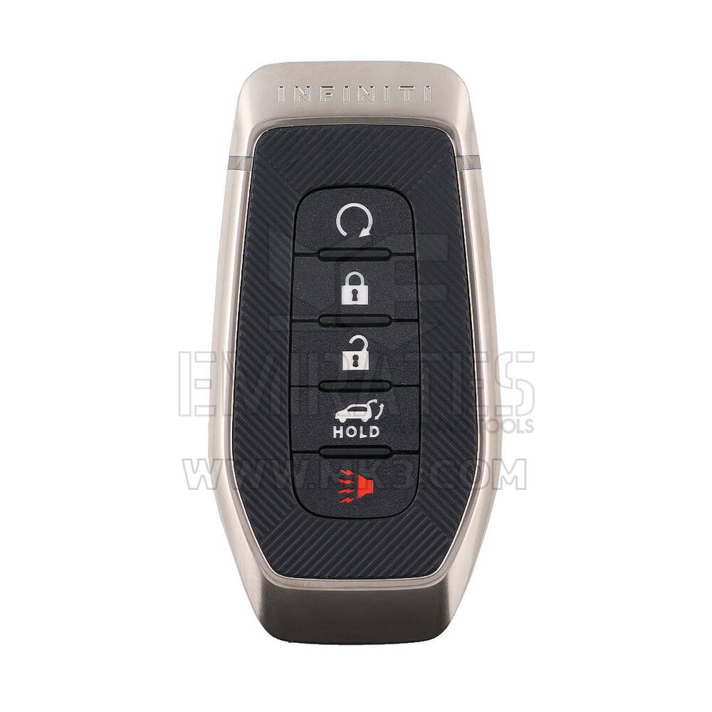 مفتاح ريموت ذكي أصلي لسيارة إنفينيتي QX80 موديل 2025، 4 أزرار + 1، تردد 433 ميجاهرتز، 285E3-7JA8B