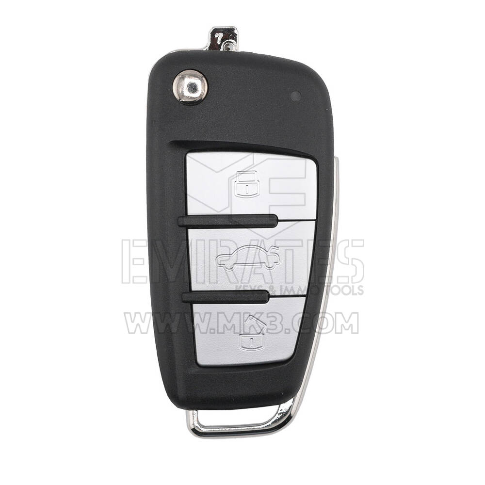 Keydiy KD Universal Flip Remote Key 3 أزرار أودي نوع B02