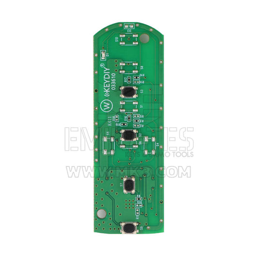 مفتاح لوحة دارات مطبوعة ذكي عالمي KD من Keydiy، 3+1 زر، نوع Mazda ZB44-4