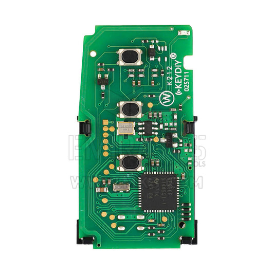مفتاح تحكم عن بعد ذكي عالمي من KeyDiy KD TB01-3 لسيارة Toyota Lexus مزود بـ 3 أزرار مع جهاز إرسال واستقبال 8A