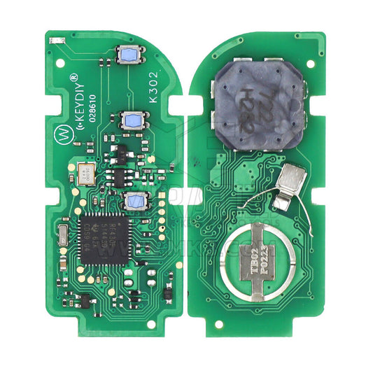 لوحة دارات مطبوعة لمفتاح ذكي عالمي من KeyDiy KD TB02-3 لكزس مكونة من 3 أزرار مع جهاز إرسال واستقبال 8 أمبير