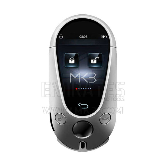 نظام المفتاح الذكي LCD EN700 PKE لجميع سيارات مرسيدس بنز بدون مفتاح باللون الفضي