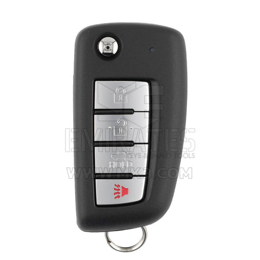 مفتاح نيسان صني 2021 الأصلي القابل للطي، 3 أزرار + 1، تردد 433 ميجاهرتز، H0561-5EF0C