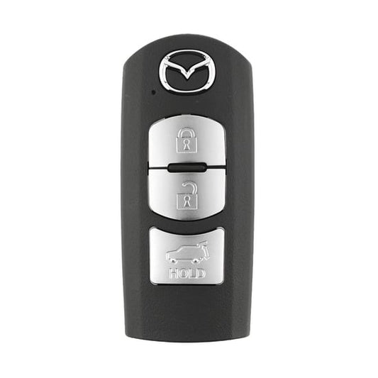 مفتاح ريموت ذكي أصلي لسيارة Mazda CX-8 موديل 2018 مزود بثلاثة أزرار وتردد 315 ميجاهرتز TKY9-67-5DY