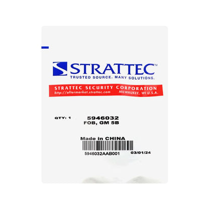 مفتاح ريموت أصلي GMC Chevrolet Buick Cadillac Saturn 2007-2012 بتردد 315 ميجاهرتز 22756459 / 22936101 OEM - 5922377 / 5946032 STRATEC