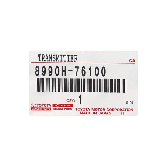 لكزس UX250 2019-2021 مفتاح ريموت ذكي 2+1 أزرار 312.11/314.35 ميجا هرتز 8990H-76100