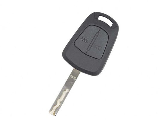 Opel Astra H Remote Non-Flip 2 أزرار 433 ميجا هرتز مع قفل أصلي