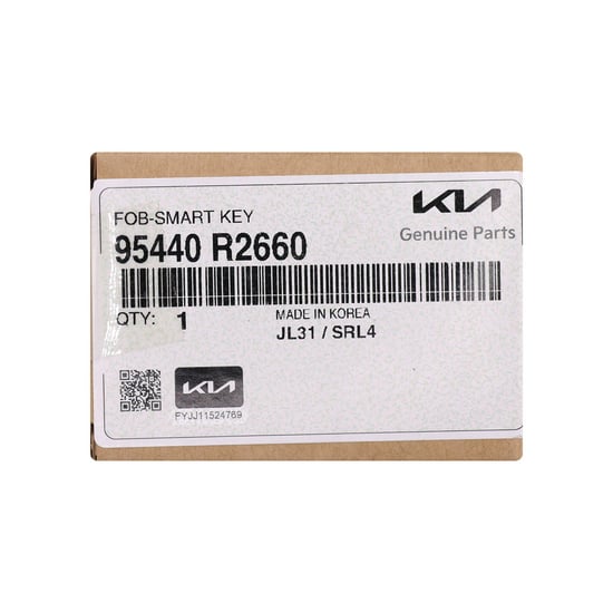 مفتاح ريموت ذكي أصلي لسيارة كيا سبورتاج 2024، 3 أزرار، 433 ميجاهرتز، 95440-R2660