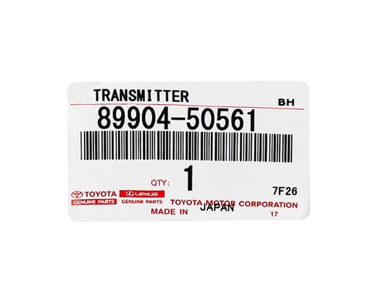 لكزس LS460 2008 مفتاح بعيد أصلي كوري 433 ميجا هرتز 89904-50561