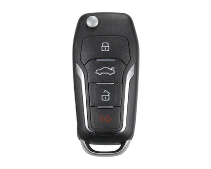 Xhorse VVDI Key Tool VVDI2 Flip Remote Key 3+1 أزرار Ford Style XEFO01EN