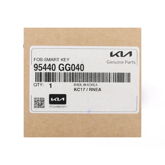 مفتاح ريموت ذكي أصلي لسيارة كيا K4 موديل 2025، 4 أزرار + 1، تردد 433 ميجاهرتز، 95440-GG040