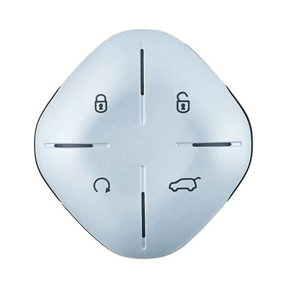 مفتاح جيتور الأصلي الذكي عن بعد بأربعة أزرار وتردد 433 ميجاهرتز، لون أزرق