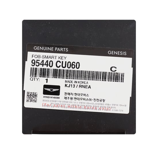 جينيسيس GV60 2026 مفتاح ذكي أصلي عن بُعد 5+1 أزرار 433 ميجاهرتز 95440-CU060