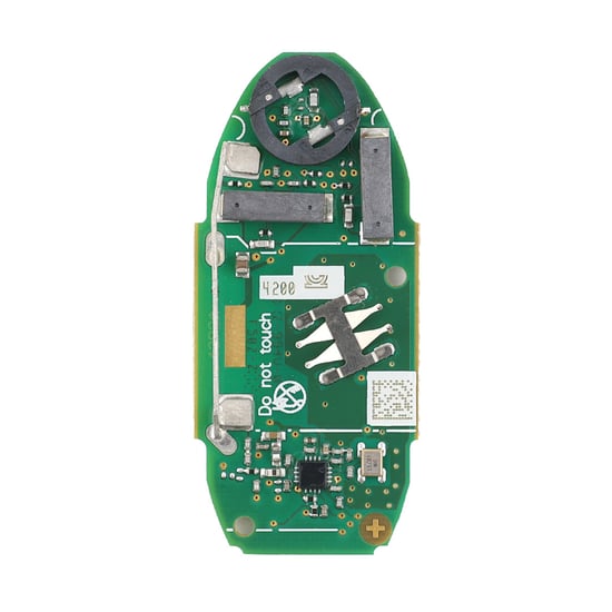 لوحة دارات مطبوعة لمفتاح التحكم عن بعد الذكي الأصلي لسيارة نيسان روج 2016-2018، 4 أزرار + 1، تردد 433 ميجاهرتز