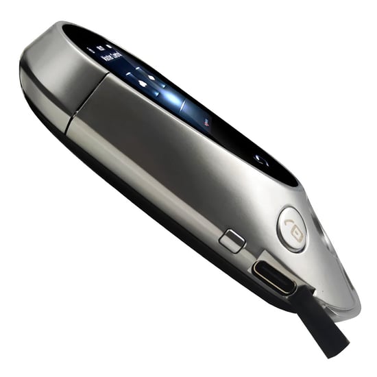 نظام PKE لمفتاح التحكم عن بعد الذكي العالمي المعدل لجميع سيارات مرسيدس بنز بدون مفتاح، لون معدني