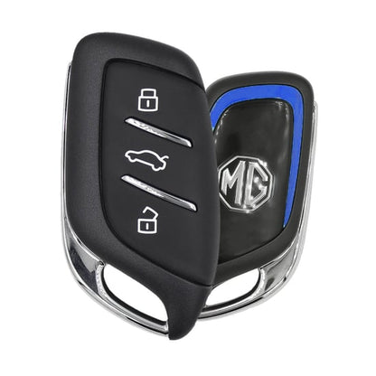 مفتاح ريموت ذكي أصلي لسيارة MG HS مزود بثلاثة أزرار وتردد 433 ميجاهرتز 10963398-JSM باللون الأزرق
