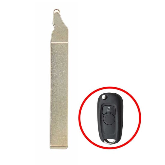 Opel Astra K HU100 Flip Remote Key Blade