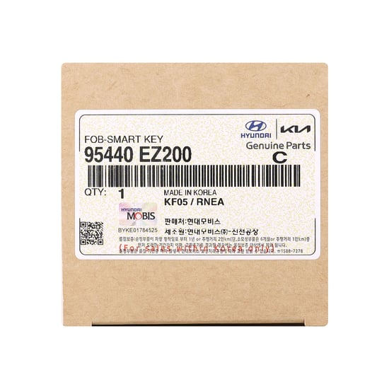 مفتاح ريموت ذكي أصلي لسيارة كيا EV4 موديل 2025، 4 أزرار + 1، تردد 433 ميجاهرتز، 95440-EZ200