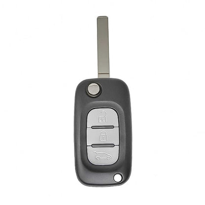 Ren Symbol Trafic Flip Remote key 3 زر 433 ميجا هرتز AES PCF7961M باقة FCC ID: CWTWB1G767