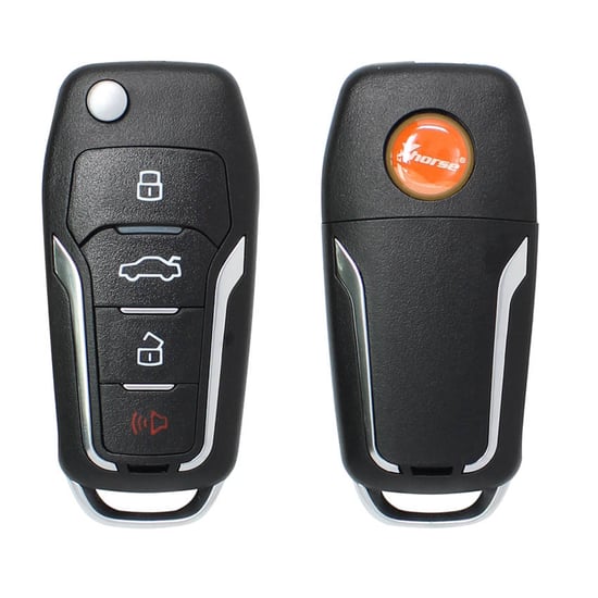 Xhorse VVDI Key Tool VVDI2 Flip Remote Key 3+1 أزرار Ford Style XEFO01EN