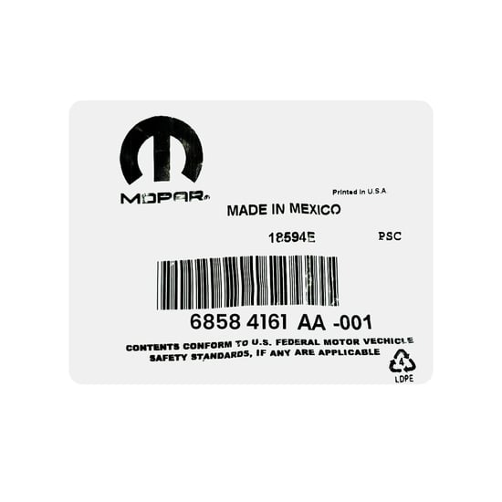 دودج رام 1500 ليميتد 2019-2024 مفتاح ريموت ذكي أصلي 6 أزرار 433 ميجا هرتز 68584161AA