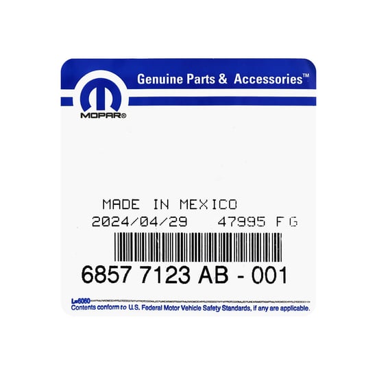 مفتاح ريموت ذكي أصلي لسيارة جيب جراند شيروكي 2024، 2+1 زر، تردد 433 ميجاهرتز، 68577123AB