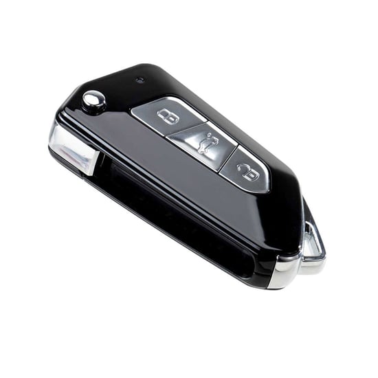 مفتاح ريموت سلكي عالمي بثلاثة أزرار بتصميم غير لامع ومطلي كهربائيًا من Xhorse XKGA82EN