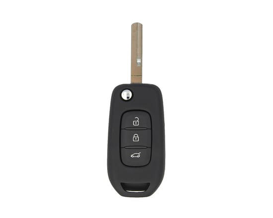Renault Symbol Twingo Duster Sandero Flip Remote Key 3 أزرار 433MHz AES PCF7961 Transponder HYN17 Blade