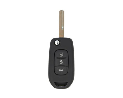 Renault Symbol Twingo Duster Sandero Flip Remote Key 3 أزرار 433MHz AES PCF7961 Transponder HYN17 Blade