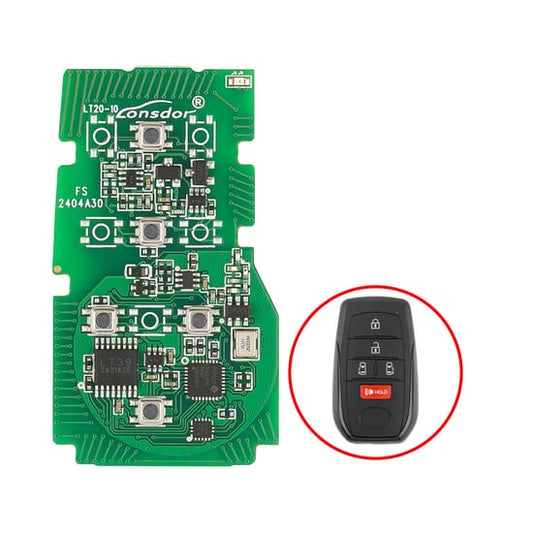 Lonsdor LT20-10 Toyota / Lexus Universal Smart Remote Key PCB 5 أزرار